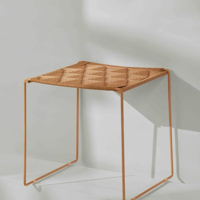 Tree Stripes Woven Table / Stool - Beige