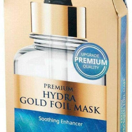 AHC Premium Hydra Gold Foil Mask Soothing Enhancer Whitening Anti Wrinkle 5pc x 25g