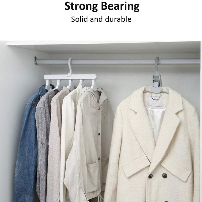 Magic Hanger Space Saving Multifunctional Clothes Coat Hanger Dryer Laundry Drying Rack Airer Clothes Horse White