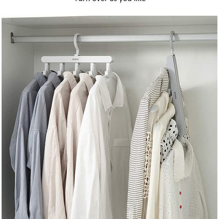 Magic Hanger Space Saving Multifunctional Clothes Coat Hanger Dryer Laundry Drying Rack Airer Clothes Horse White
