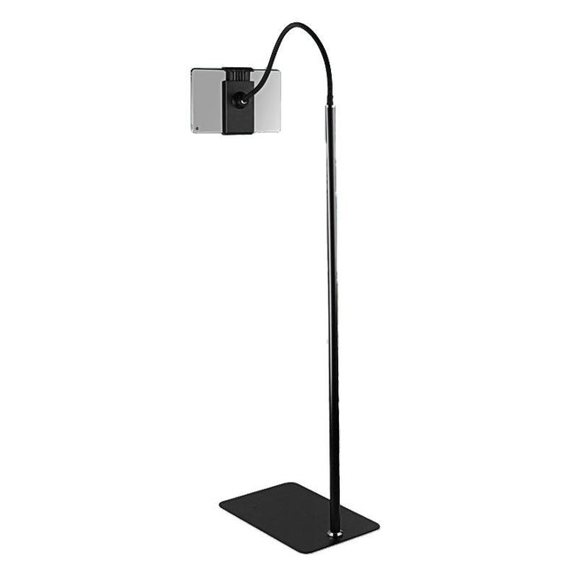 Adjustable Floor Stand Lazy Mount Holder Arm Bracket For iPad Tablet iPhone 175cm Black