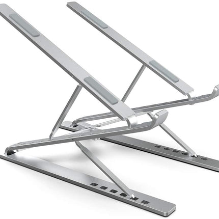 Portable Adjustable Laptop Stand Foldable Desktop Tripod Tray Anti-skid Pad Double Layer