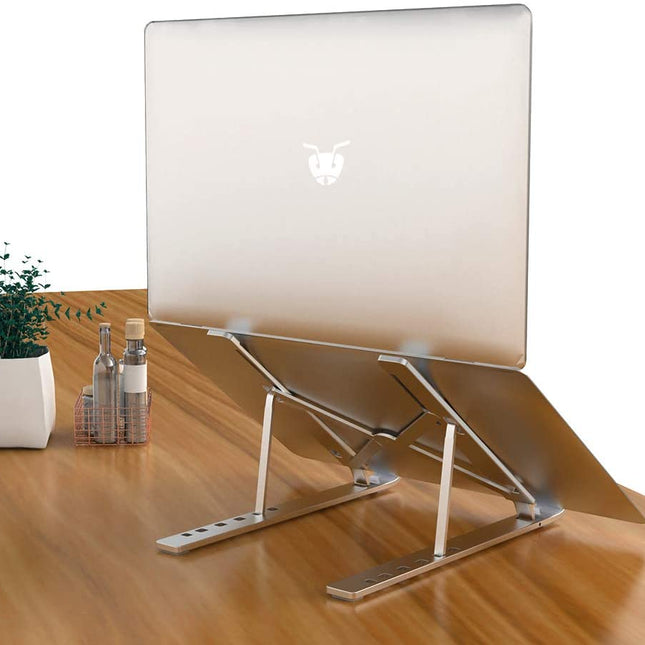 Portable Adjustable Laptop Stand Foldable Desktop Tripod Tray Anti-skid Pad Single Layer