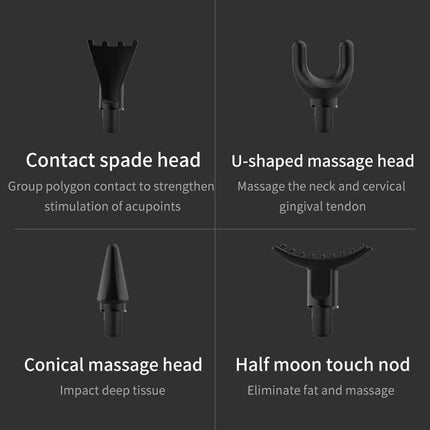 Massage Gun Percussion Massager Muscle Relaxing Therapy Deep Tissue 8 Heads AU Silver