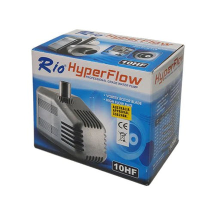 Submersible Water Pump 2500L/HR - Rio Hyperflow 10HF Professional Grade Pump for Hydroponic Systems