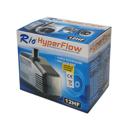 Submersible Water Pump 2850L/HR - Rio Hyperflow 12HF Professional Grade Pump for Hydroponic Systems