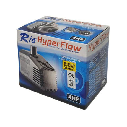 Submersible Water Pump 990L/HR - Rio Hyperflow 4HF Professional Grade Pump for Hydroponic Systems