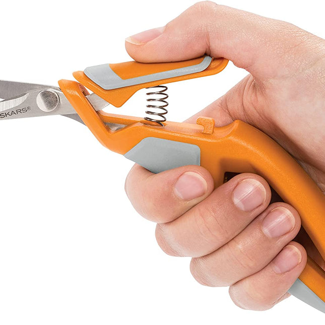 Fiskars Total Control Snips - Precision Garden Cutting Tool for plants and flowers