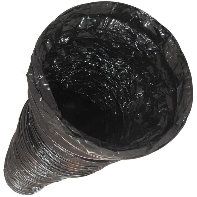 8" Flexible Black Duct 6 Meter Length 200mm Diameter | Hydroponic Accessories
