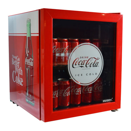 Husky 48L Glass Door Coca-Cola Coke Indoor Bar & Drinks Fridge (CKK48)