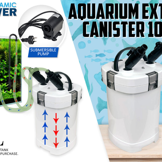 Dynamic Power Aquarium External Canister Filter 1000L/H