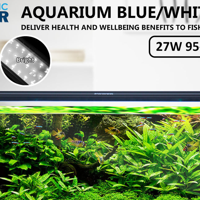 Dynamic Power 2 Set 27W Aquarium Blue White LED Light for Tank 95-115cm