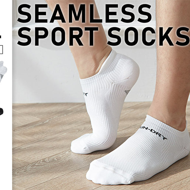 Rexy 4 Pack Small Multi Colour Seamless Sport Sneakers Socks Non-Slip Heel Tab