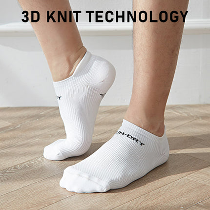 Rexy 4 Pack Small White Seamless Sport Sneakers Socks Non-Slip Heel Tab