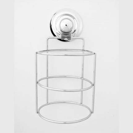 PowerLoc Hair Dryer Holder Removable Suction - Stainless Steel