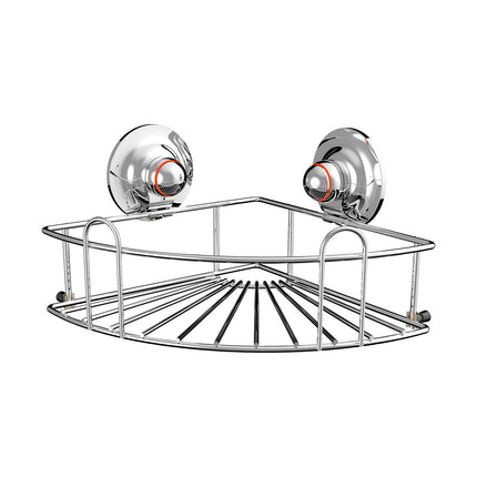 PowerLoc Corner Basket Removable Suction Medium - Stainless Steel