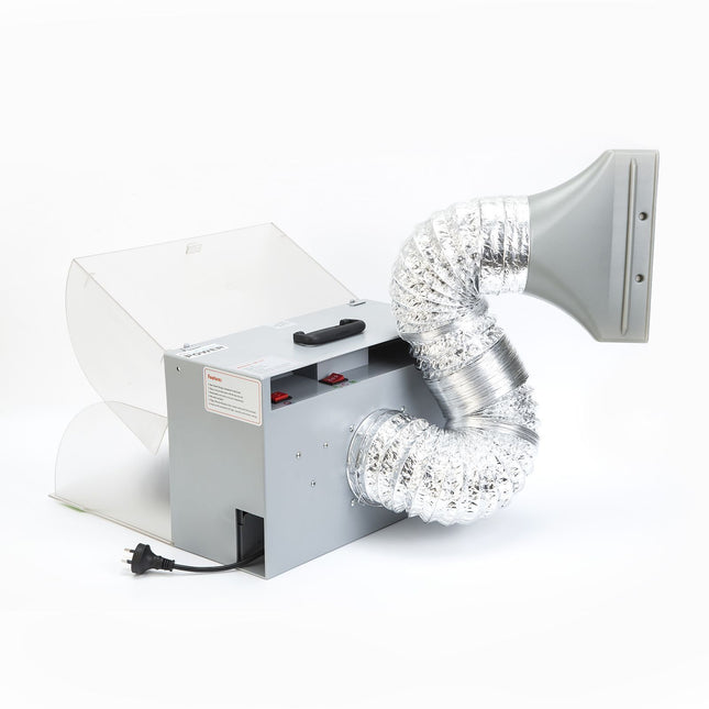 Dynamic Power Air Brush Spray Booth Portable Exhaust Fan with LED