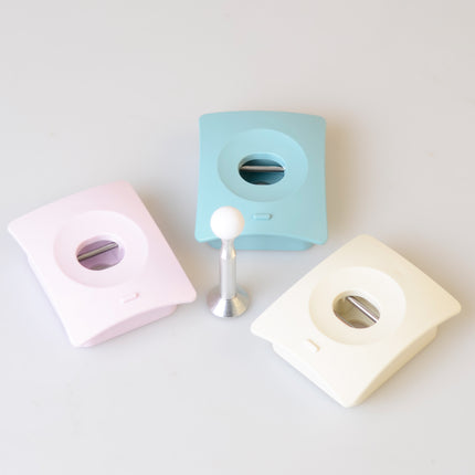 Catchhole 4X Beige Door Stopper Wall Mount Door Stop Adhesive Catch Hole Advanced