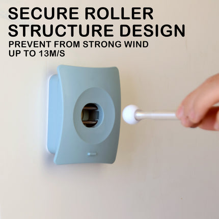Catchhole Blue Door Stopper Wall Mount Door Stop Adhesive Catch Hole Advanced