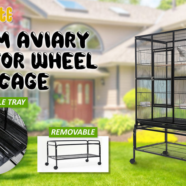 Paw Mate 137cm Bird Cage Parrot Aviary Melody