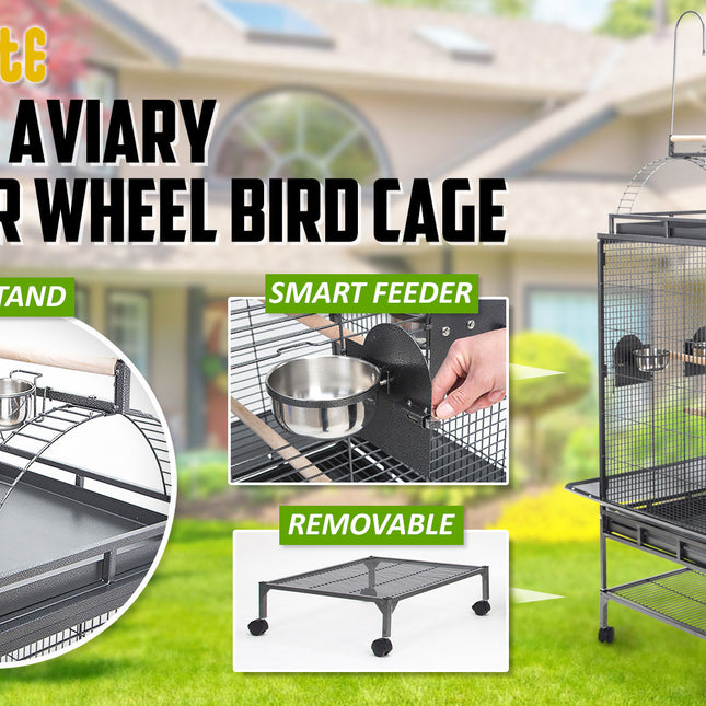 Paw Mate Bird Cage Parrot Aviary Tenor 203cm