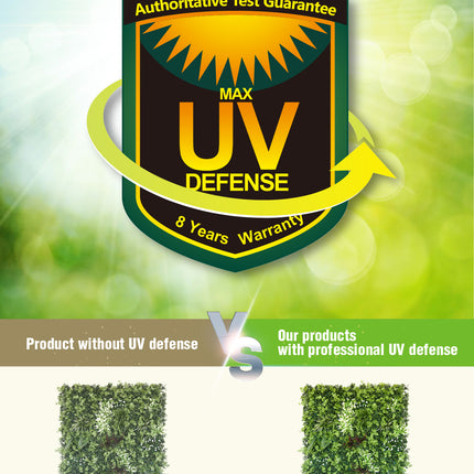 YES4HOMES 1 SQM Artificial Plant Wall Grass Panels Vertical Garden Foliage Tile Fence 1X1M Green