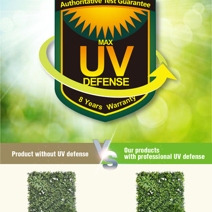 YES4HOMES 1 SQM Artificial Plant Wall Grass Panels Vertical Garden Tile Fence 1X1M Green