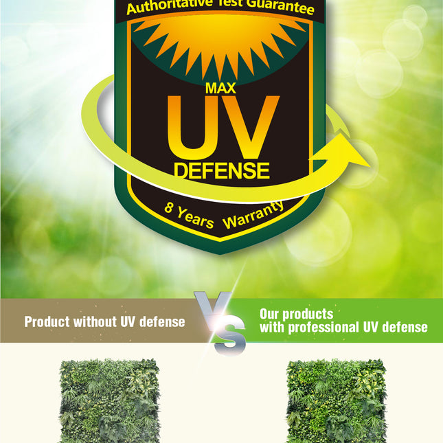 YES4HOMES 1 SQM Artificial Plant Wall Grass Panels Vertical Garden Foliage Tile Fence 1X1M Green