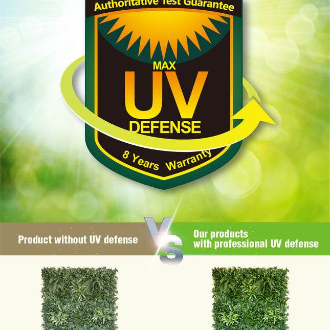 YES4HOMES 1 SQM Artificial Plant Wall Décor Grass Panels Vertical Garden Foliage Tile Fence 1X1M