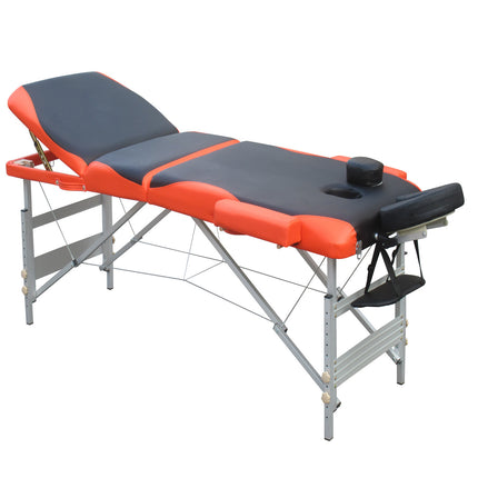 YES4HOMES 3 Fold Portable Aluminium Massage Table Massage Bed Beauty Therapy