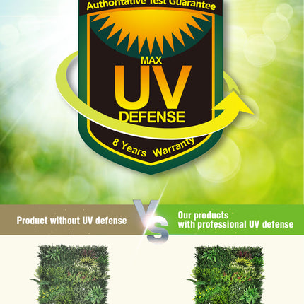 YES4HOMES 5 SQM Artificial Plant Wall Décor Grass Panels Vertical Garden Tile Fence 1X1M Green