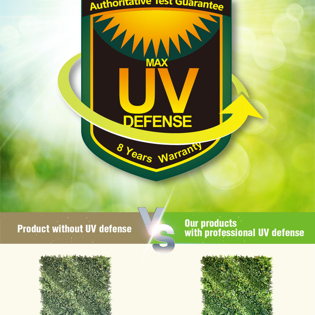 YES4HOMES 5 SQM Artificial Plant Wall Grass Panels Vertical Garden Foliage Tile Fence 1X1M Green