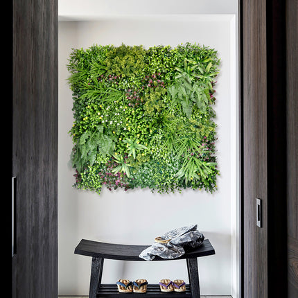 YES4HOMES 5 SQM Artificial Plant Wall Grass Panels Vertical Garden Foliage Tile Fence 1X1M