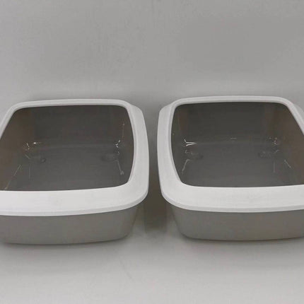 YES4PETS 2 X Small Portable Cat Kitten Toilet Litter Box Tray
