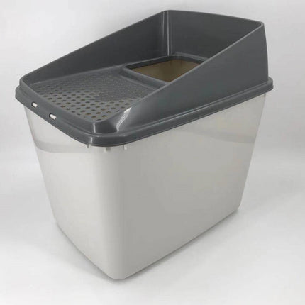 YES4PETS XL Top Entry Cat Litter Box No Mess Large Enclosed Covered Kitty Tray