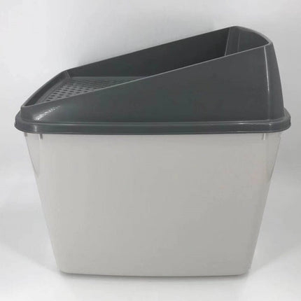 YES4PETS XL Top Entry Cat Litter Box No Mess Large Enclosed Covered Kitty Tray