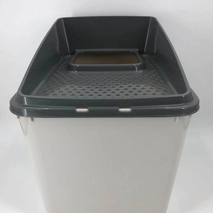 YES4PETS XL Top Entry Cat Litter Box No Mess Large Enclosed Covered Kitty Tray
