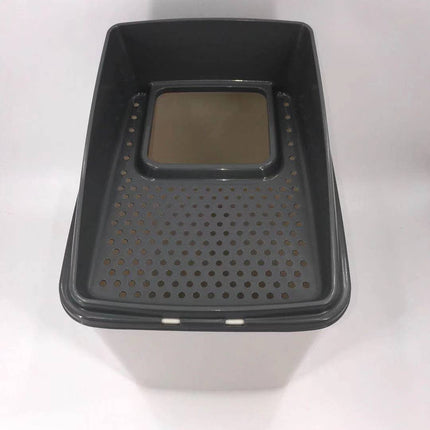 YES4PETS XL Top Entry Cat Litter Box No Mess Large Enclosed Covered Kitty Tray