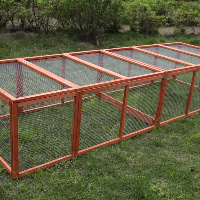 YES4PETS 290 cm XL Chicken Coop Run Guinea Pig Cage Villa Extension Rabbit Hutch Cat Kitten House Pen