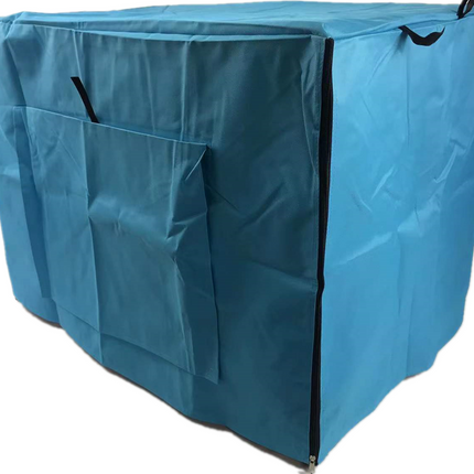 YES4PETS 42' Dog Cat Rabbit Collapsible Crate Pet Cage Canvas Cover-Blue