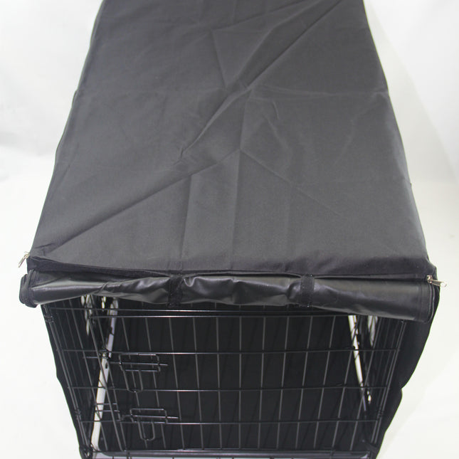 24' Portable Foldable Dog Cat Rabbit Collapsible Crate Pet Cage with Cover