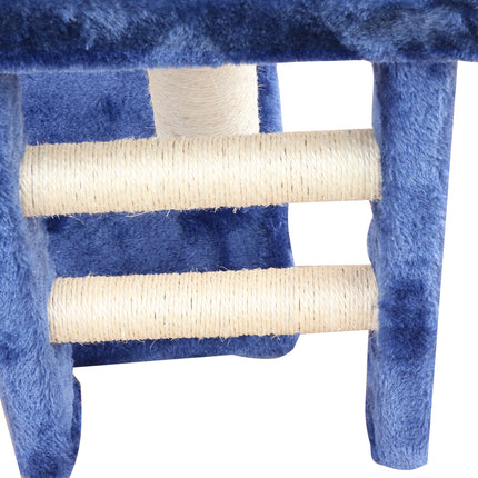 YES4PETS 100 cm Blue Cat Scratching Post Tree  Scratcher House