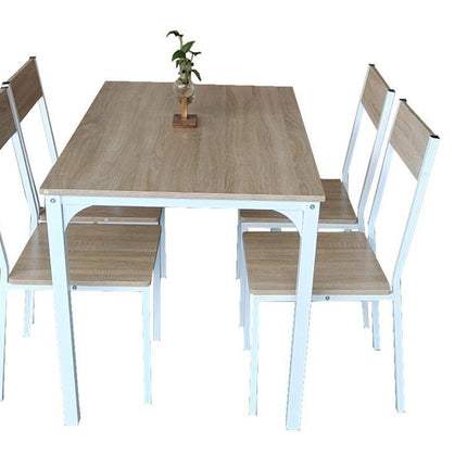 YES4HOMES 5 Piece Kitchen Dining Room Table and Chairs Set Furniture