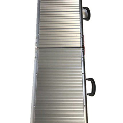 YES4PETS 183 cm Portable Foldable Aluminium Folding Pet Dog Car Van Climb Non Slip Surface Ramp