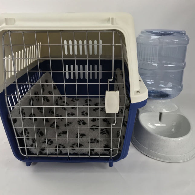 YES4PETS XL Dog Puppy Cat Crate Pet Carrier Cage W Mat & Water Dispenser 72x53x53cm