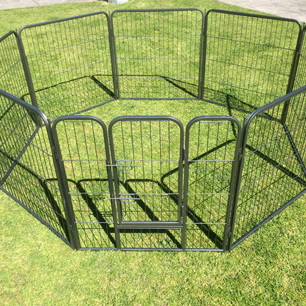 YES4PETS 80 cm Heavy Duty Pet Dog Puppy Cat Rabbit Exercise Playpen Fence