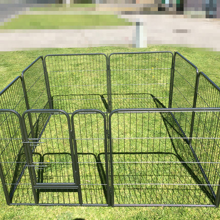 YES4PETS 80 cm Heavy Duty Pet Dog Puppy Cat Rabbit Exercise Playpen Fence