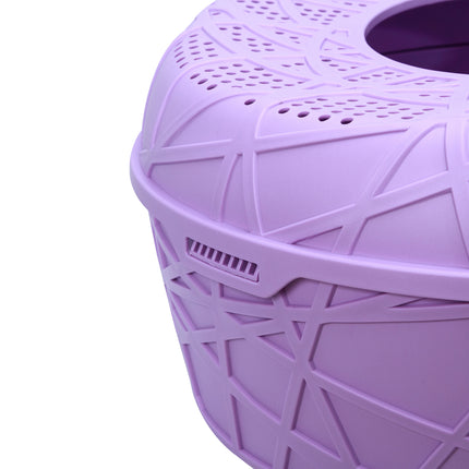 YES4PETS XL Portable Cat Toilet Litter Box Tray House with Scoop Purple