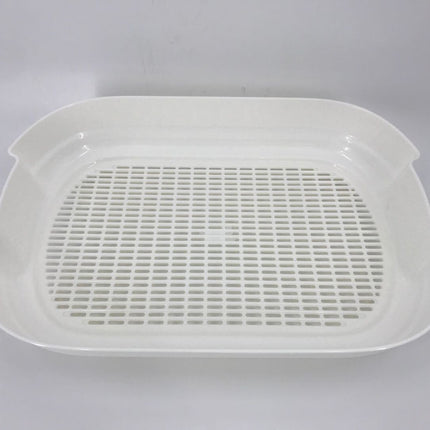 YES4PETS Large Portable Cat Toilet Litter Box Tray with Scoop and Grid Tray Pink