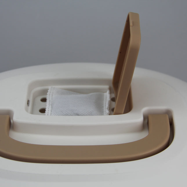 YES4PETS Large Hooded Cat Toilet Litter Box Tray House With Drawer and Scoop Little Brown